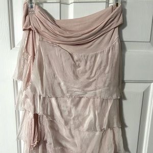 Tempo Paris blush pink mini skirt. New without tags. Never worn. Size large.